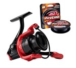 Abu Garcia Max X Haspelrulle med påspolad Fireline