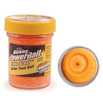 Powerbait Glitter Trout Bait 50g Fluo Orange