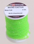 Micro Cactus Chenille 0,8mm - Fluo Chartreuse