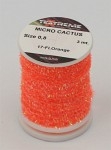 Micro Cactus Chenille 0,8mm - Fluo Orange