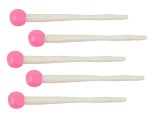 Powerbait floating micetails bubbelgum/White