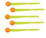 Powerbait floating micetails Orange Silver/Chartreuse