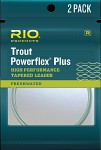 RIO PowerflexPlus Leader 12ft 2-Pack Nylon