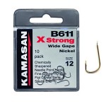 Kamasan B611 Wide Gape Nickel Xs