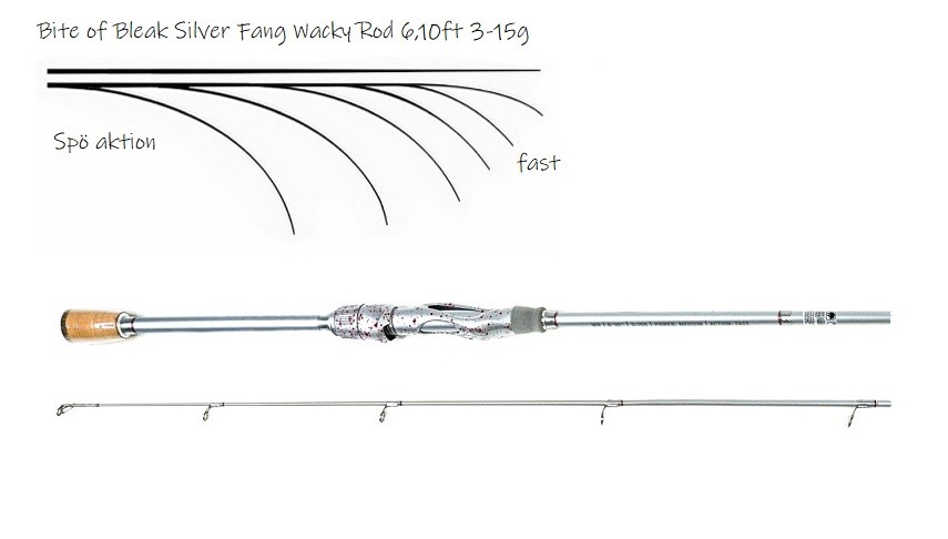 Bite of Bleak Silver Fang Wacky Rod 6,10ft 3-15g