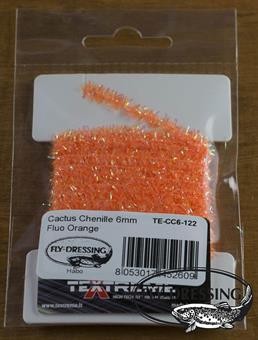 Cactus Chenille 6mm - Fluo Orange