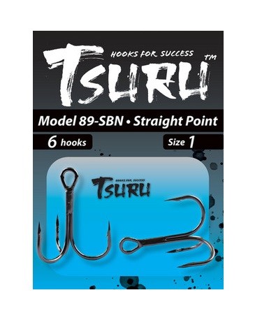 Darts Tsuru 89-SBN Straight Point Trekrok Gädda 1/0 2/0 3/0