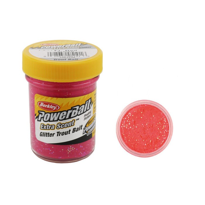 Glitter Trout Bait 50g Fluo Red