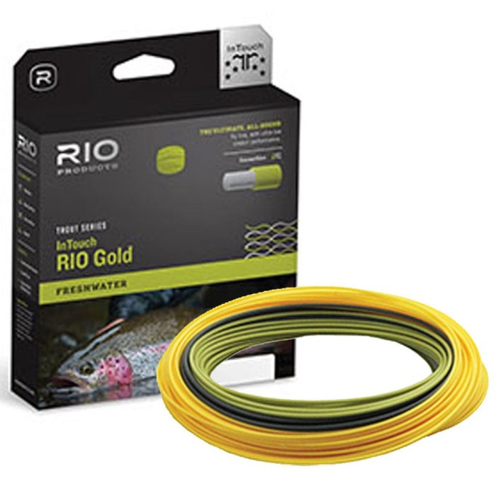 RIO InTouch Gold Flyt Fluglina Moss/Gray/Gold