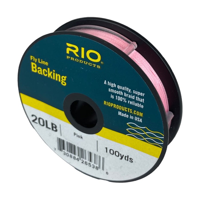 Rio Dacron Fly Line Backing 20 lb / Pink