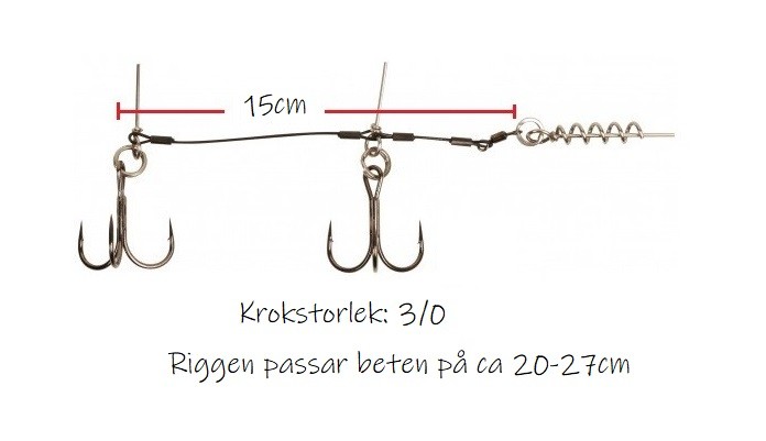 CWC Stinger 100lb Wire 3/0 (beten 20-27cm)