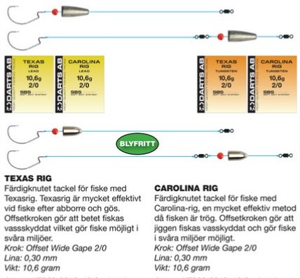 Darts Texas Rig (Lead)