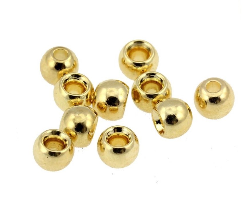 Tungsten Beads 3,8mm - Gold