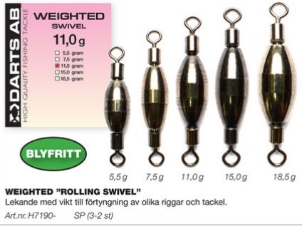Darts weighted swivel