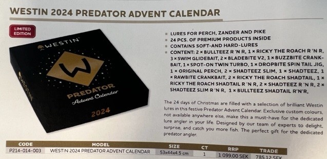 Westin Predator Adventskalender 2023